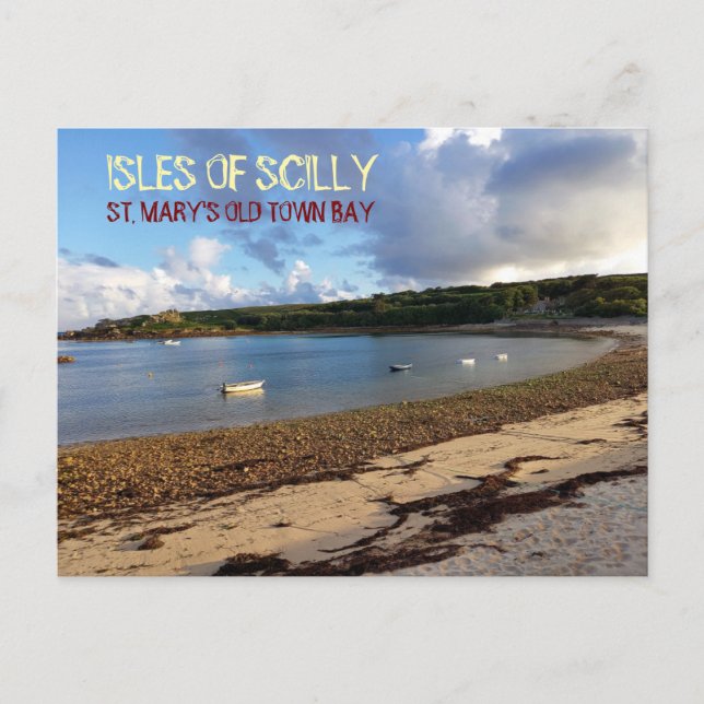Cartão Postal St. Mary's Old Town Bay - Isles Of Scilly (Frente)