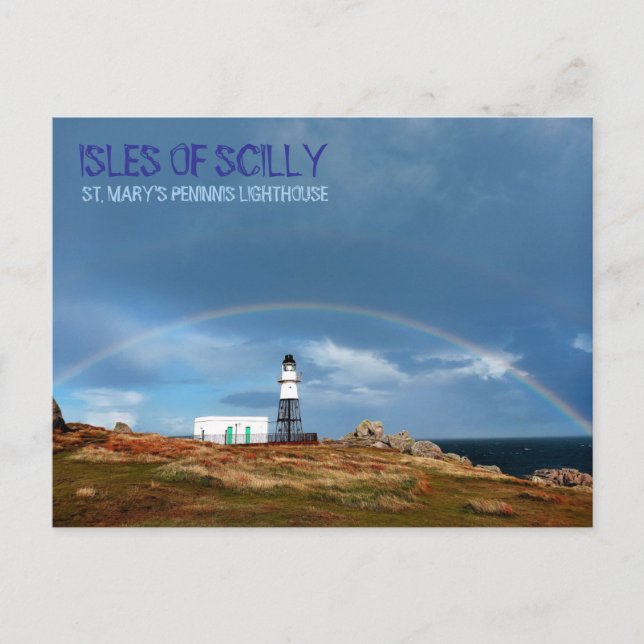 Cartão Postal St. Mary's Peninnis Lighthouse - Isles Of Scilly (Frente)