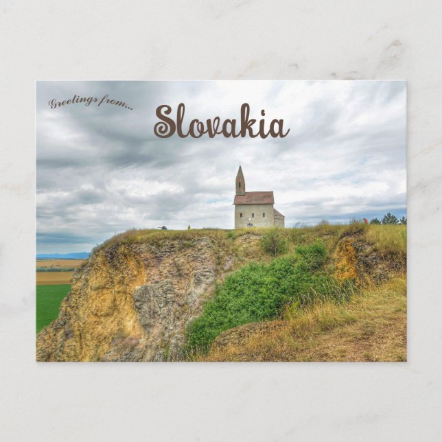 Cartão Postal St Michael the Archangel Church Nitra Slovakia (Frente)