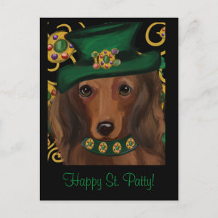 Cartão Postal St.Patty Doxie 