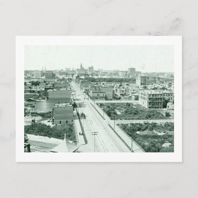 Cartão Postal St. Paul, Minnesota, 1896 Antiga (Frente)