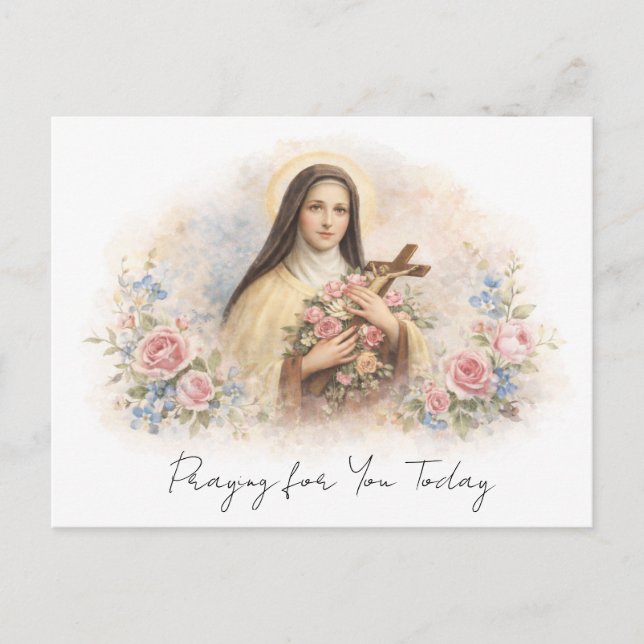 Cartão Postal St. Therese of Lisieux "Little Way"  (Frente)