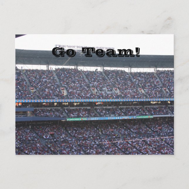Cartão Postal Stadium Crowd (Frente)