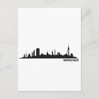Cartão Postal Stadt München - Skyline 1c