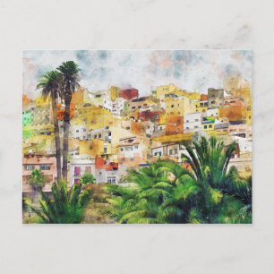 Cartão Postal Stadtansicht von Las Palmas de Gran Canaria.