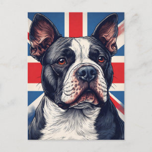 Cartão Postal Staffordshire Bull Terrier Reino Unido