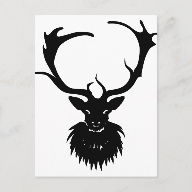 Cartão Postal Stag Misterioso (Frente)