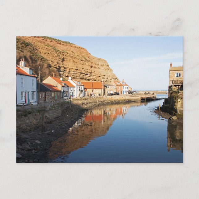 Cartão Postal Staithes, North Yorkshire (Frente)