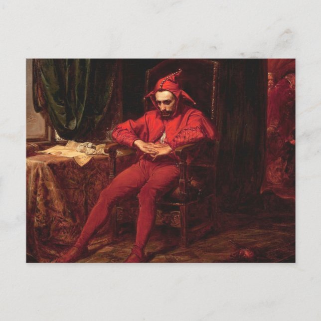 Cartão Postal Stańczyk Por Jan Matejko (Frente)