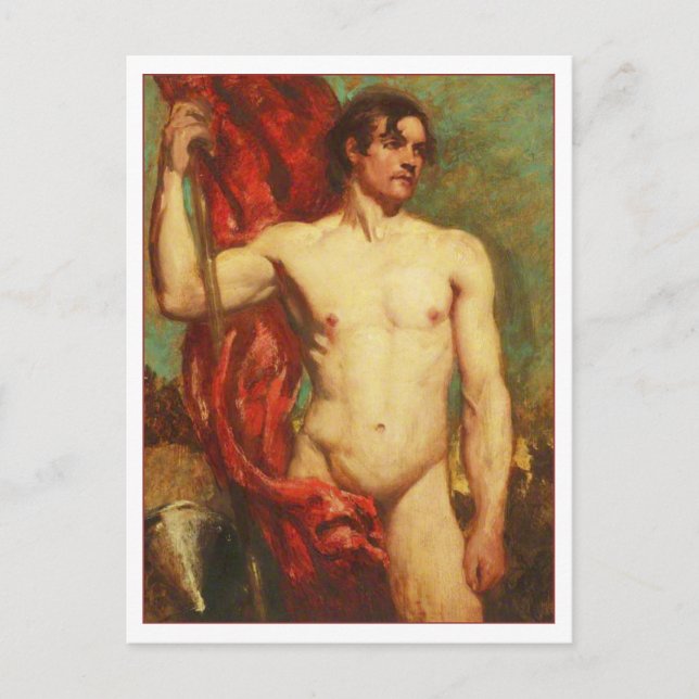 Cartão Postal Standard Bearer de William Etty Fine Art (Frente)