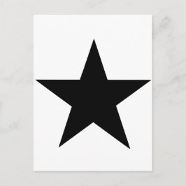 Cartão Postal Star Black O MUSEUM Zazzle Dons