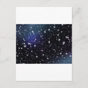 Cartão Postal Star Gazer Nature Sky Space Paz Destino de Amor