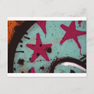 Cartão Postal Star Graffiti