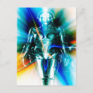 Cartão Postal Star Light Robot