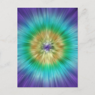 Cartão Postal Starburst Tie Dye