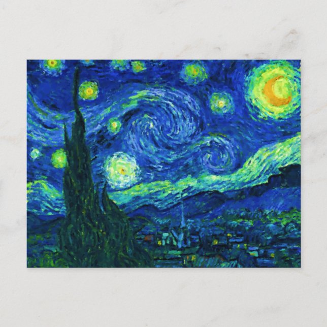 Cartão postal Starry Night (Frente)