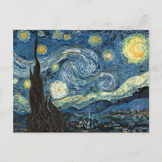 Cartão Postal Starry Night