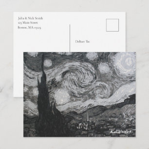 Cartão Postal Starry Night I Vincent Van Gogh