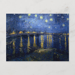 Cartão Postal Starry Night Over the Rhône