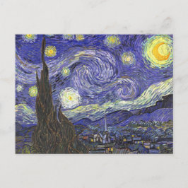 Cartão Postal Starry Night por Vincent van Gogh