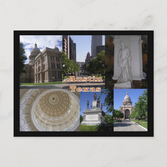 Cartão Postal State Capitol Building, Austin Texas (Frente)