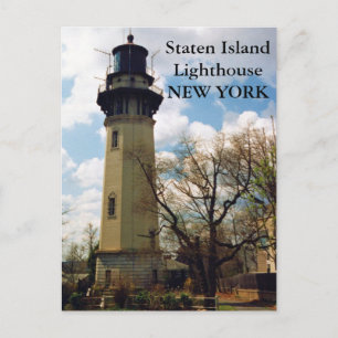 Cartão Postal Staten Island Lighthouse, Cartão-postal de Nova I