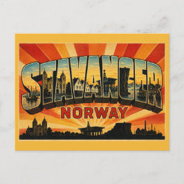Cartão Postal Stavanger Noruega Preikestolen