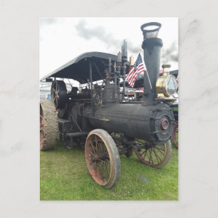 Cartão Postal Steam Tractor