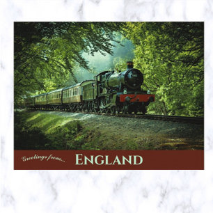 Cartão Postal Steam Train Severn Valley Rail Inglaterra