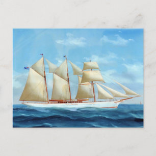 Cartão Postal Steam Yacht Lady Torfrida 1910