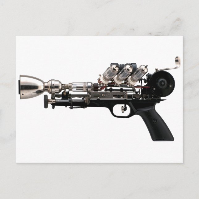 Cartão Postal Steampunk Gun (Frente)