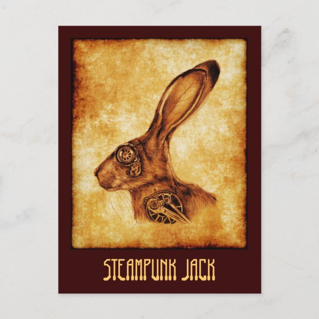 CARTÃO POSTAL STEAMPUNK JACK (Frente)