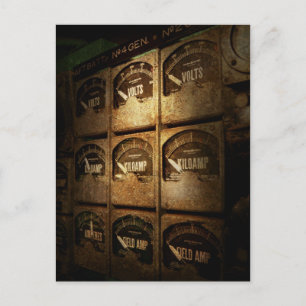 Cartão Postal Steampunk - Naval - Electric - Power Grid