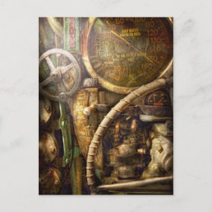 Cartão Postal Steampunk - Naval - Veja a profundidade