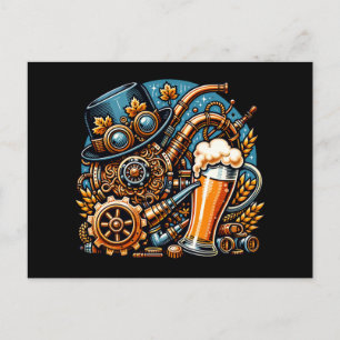 Cartão Postal Steampunk Oktoberfest