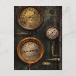 Cartão Postal Steampunk - Plumbação - Êxito no encanamento