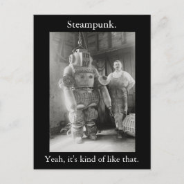 Cartão Postal Steampunk. Sim, é assim. v2
