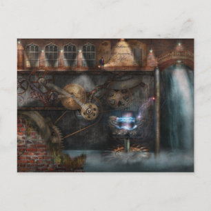 Cartão Postal Steampunk - Sociedade Industrial