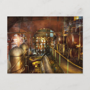 Cartão Postal Steampunk - Think Tanks