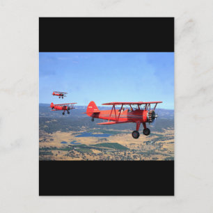 Cartão Postal Stearman, PT-17, 1943_Classic Aviation