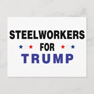 Cartão Postal Steelopers Para Trump