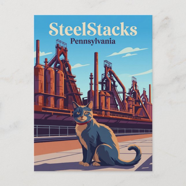 Cartão Postal SteelStacks EUA (Frente)
