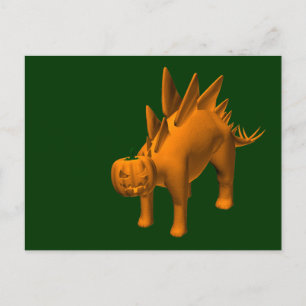 Cartão Postal Stegosaurus halloweenis