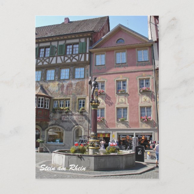 Cartão Postal Stein am Rhein (Frente)