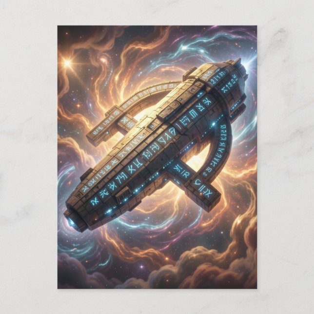 Cartão Postal Stellar Path – Journey Through the Universe´5 (Frente)