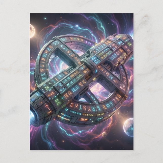 Cartão Postal Stellar Path – Journey Through the Universe´8 (Frente)