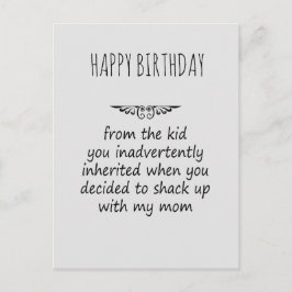 Cartão Postal Stepdad Gift