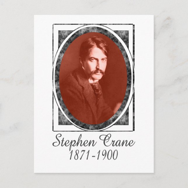 Cartão Postal Stephen Crane (Frente)