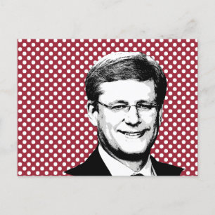 Cartão Postal Stephen Harper