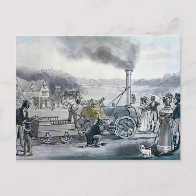 Cartão Postal Stephenson é "Northumbrian" (Frente)